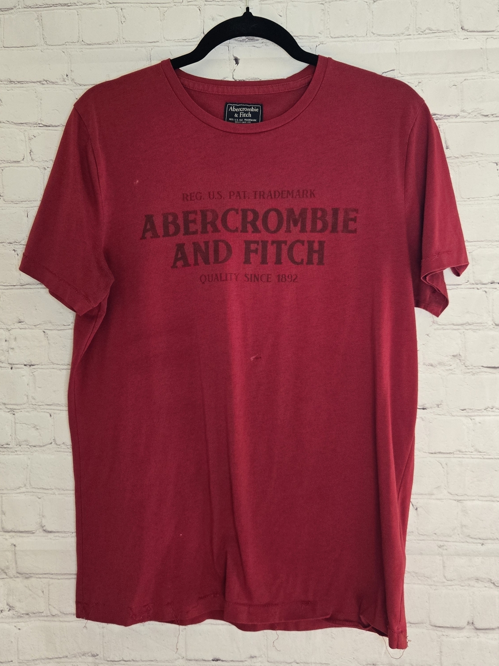 Vintage 90s Y2k Abercrombie & Fitch Tee Shirt A&F Single Stich Spell Out Skater